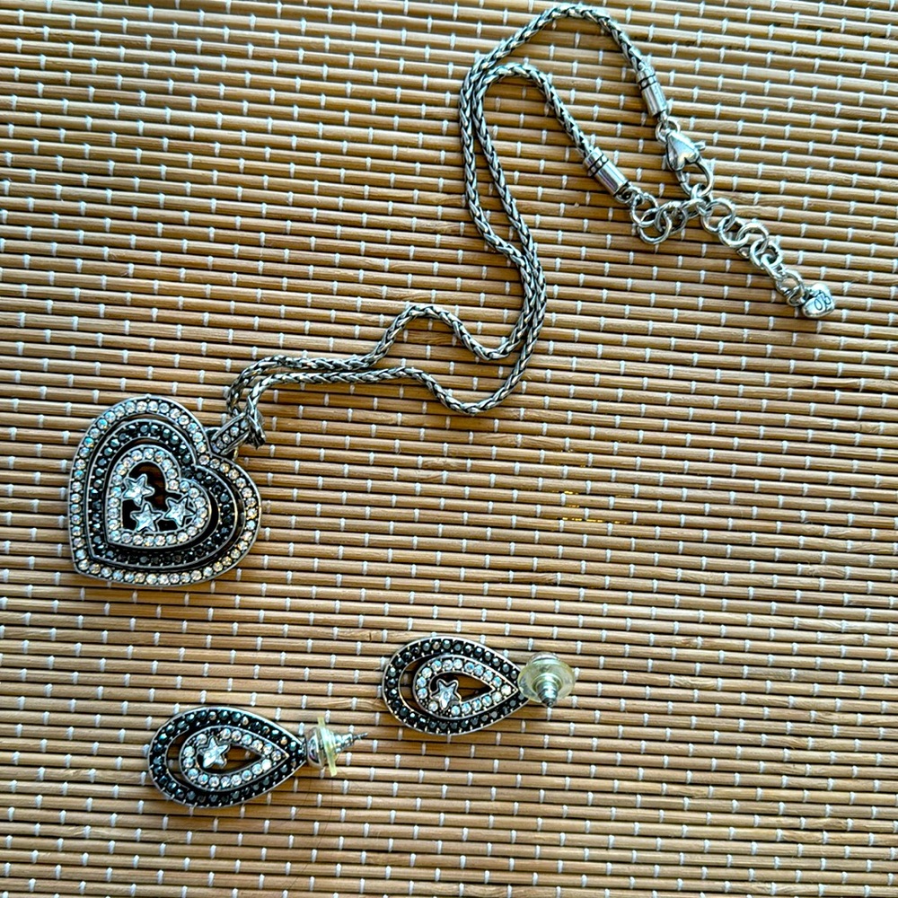 Necklace and matching earrings